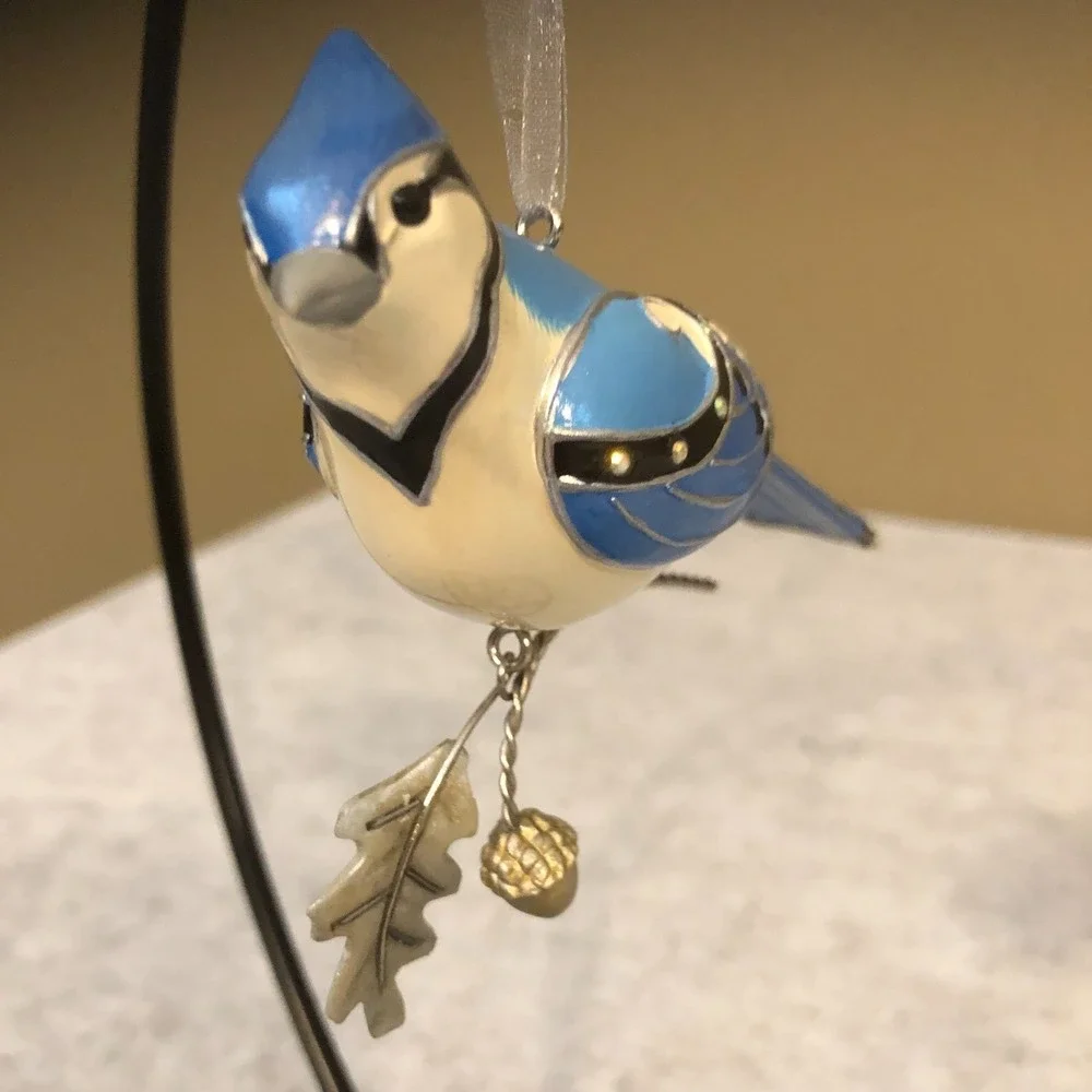 Hallmark Keepsake 2007 Blue Jay The Beauty of Birds Ornament 3rd Series QX7169